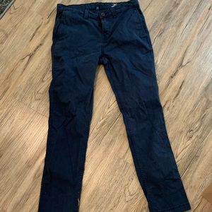 George navy blue chino slim straight 30x30